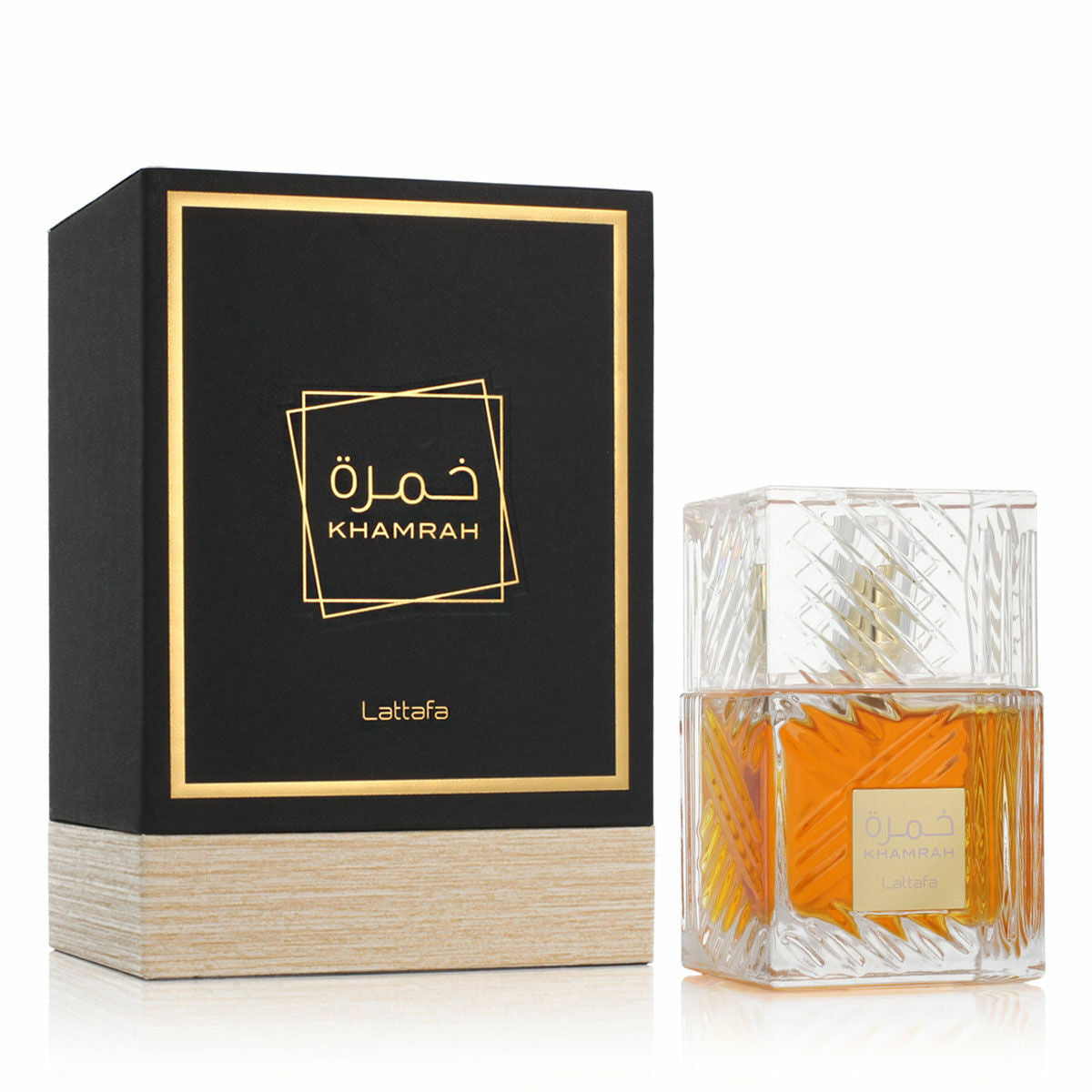 Lattafa Khamrah EDP 100 ml – Perfume Árabe Unisex | Dulce · Especiado · Seductor
